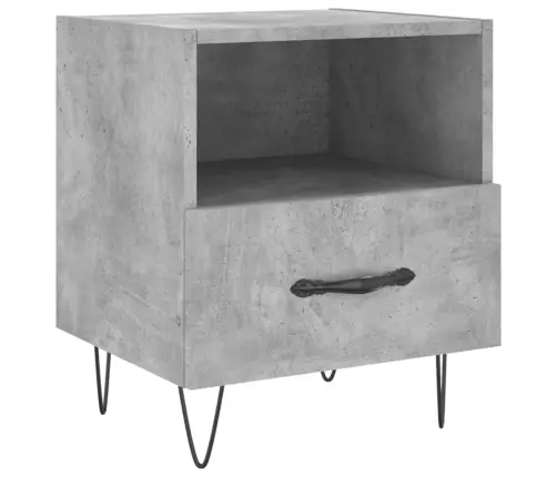 Naktsskapīši, Pelēki, 2 Gab., 40X35X47,5 Cm, Inženierijas Koks Vidaxl Naktsskapīši, Pelēki, 2 Gab., 40X35X47,5 Cm, Inženierijas Koks Vidaxl