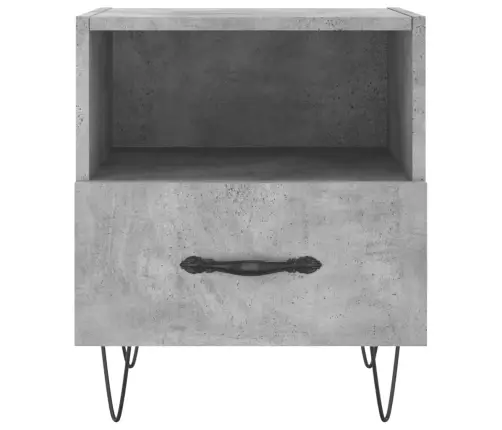 Naktsskapīši, Pelēki, 2 Gab., 40X35X47,5 Cm, Inženierijas Koks Vidaxl Naktsskapīši, Pelēki, 2 Gab., 40X35X47,5 Cm, Inženierijas Koks Vidaxl