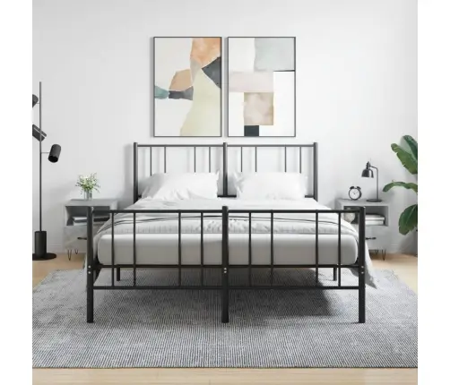 Naktsskapīši, Pelēki, 2 Gab., 40X35X47,5 Cm, Inženierijas Koks Vidaxl Naktsskapīši, Pelēki, 2 Gab., 40X35X47,5 Cm, Inženierijas Koks Vidaxl