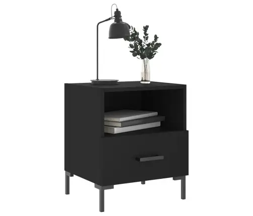 Öökapid 2 Tk, Must, 40 X 35 X 47,5 cm Tehispuit