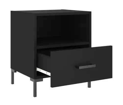 Öökapid 2 Tk, Must, 40 X 35 X 47,5 cm Tehispuit