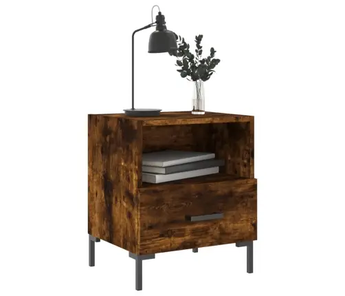 Naktsskapīši, 2 Gb., Ozolkoka, 40X35X47,5 Cm, Inženierijas Koks Vidaxl Naktsskapīši, 2 Gb., Ozolkoka, 40X35X47,5 Cm, Inženierijas Koks Vidaxl