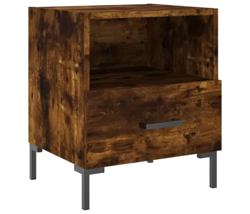 Naktsskapīši, 2 Gb., Ozolkoka, 40X35X47,5 Cm, Inženierijas Koks Vidaxl Naktsskapīši, 2 Gb., Ozolkoka, 40X35X47,5 Cm, Inženierijas Koks Vidaxl