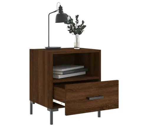 Naktsskapīši, 2 Gb., Ozolkoka, 40X35X47,5 Cm, Inženierijas Koks Vidaxl