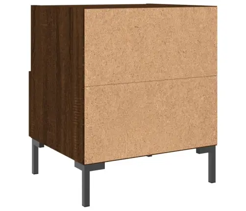 Naktsskapīši, 2 Gb., Ozolkoka, 40X35X47,5 Cm, Inženierijas Koks Vidaxl