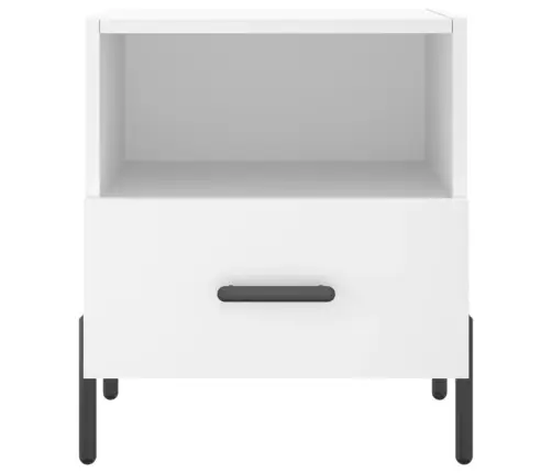 Naktsskapīši, 2 Gab., Balti, 40X35X47,5 Cm, Inženierijas Koks Vidaxl