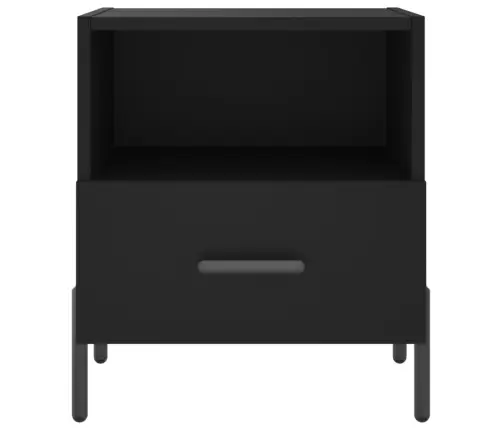 Naktsskapīši, 2 Gab., Melni, 40X35X47,5 Cm, Inženierijas Koks Vidaxl
