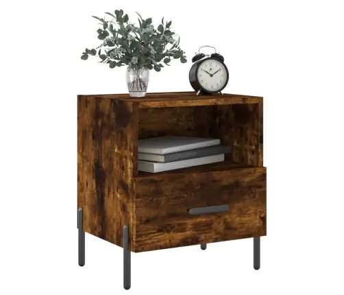 Naktsskapīši, 2 Gb., Ozolkoka, 40X35X47,5 Cm, Inženierijas Koks Vidaxl Naktsskapīši, 2 Gb., Ozolkoka, 40X35X47,5 Cm, Inženierijas Koks Vidaxl