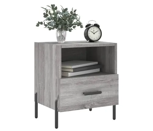 Naktsskapīši, 2 Gab., Pelēki, 40X35X47,5 Cm, Inženierijas Koks Vidaxl Naktsskapīši, 2 Gab., Pelēki, 40X35X47,5 Cm, Inženierijas Koks Vidaxl