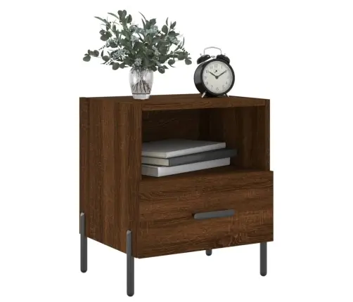 Naktsskapīši, 2 Gb., Ozolkoka, 40X35X47,5 Cm, Inženierijas Koks Vidaxl