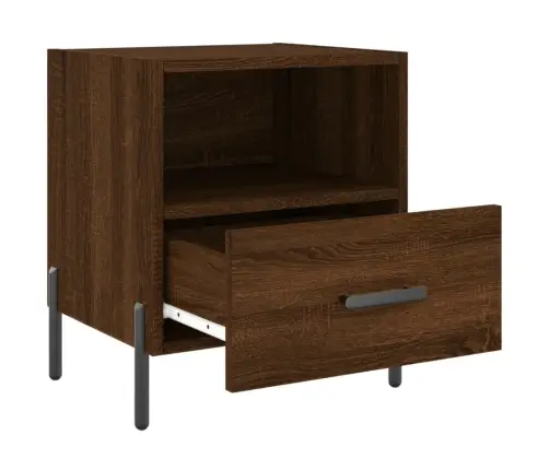 Naktsskapīši, 2 Gb., Ozolkoka, 40X35X47,5 Cm, Inženierijas Koks Vidaxl