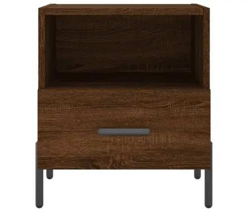 Naktsskapīši, 2 Gb., Ozolkoka, 40X35X47,5 Cm, Inženierijas Koks Vidaxl