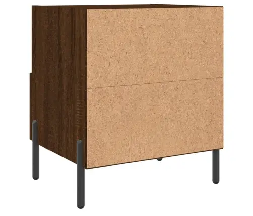 Naktsskapīši, 2 Gb., Ozolkoka, 40X35X47,5 Cm, Inženierijas Koks Vidaxl