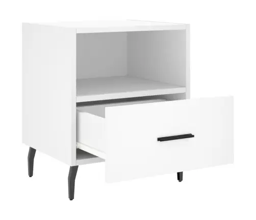 Naktsskapīši, 2 Gab., Balti, 40X35X47,5 Cm, Inženierijas Koks Vidaxl Naktsskapīši, 2 Gab., Balti, 40X35X47,5 Cm, Inženierijas Koks Vidaxl