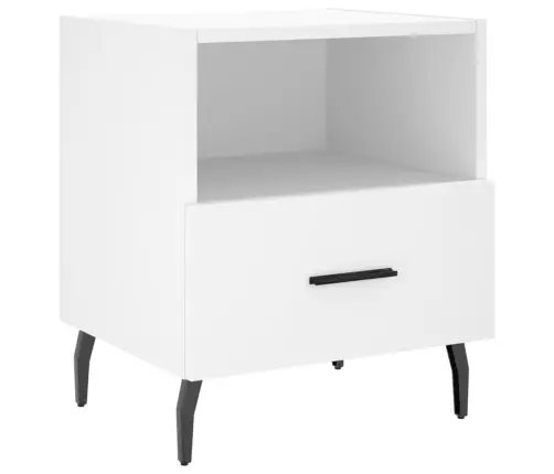 Naktsskapīši, 2 Gab., Balti, 40X35X47,5 Cm, Inženierijas Koks Vidaxl Naktsskapīši, 2 Gab., Balti, 40X35X47,5 Cm, Inženierijas Koks Vidaxl