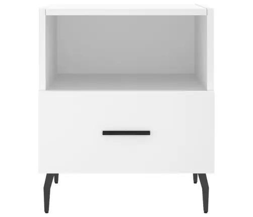 Naktsskapīši, 2 Gab., Balti, 40X35X47,5 Cm, Inženierijas Koks Vidaxl Naktsskapīši, 2 Gab., Balti, 40X35X47,5 Cm, Inženierijas Koks Vidaxl