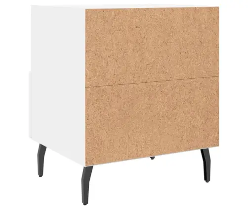 Naktsskapīši, 2 Gab., Balti, 40X35X47,5 Cm, Inženierijas Koks Vidaxl Naktsskapīši, 2 Gab., Balti, 40X35X47,5 Cm, Inženierijas Koks Vidaxl