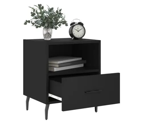 Öökapid 2 Tk, Must, 40 X 35 X 47,5 cm Tehispuit