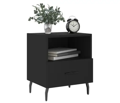 Öökapid 2 Tk, Must, 40 X 35 X 47,5 cm Tehispuit