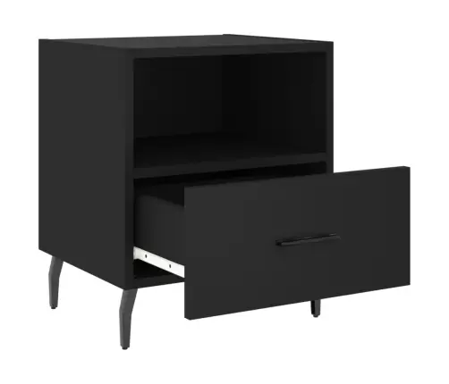 Öökapid 2 Tk, Must, 40 X 35 X 47,5 cm Tehispuit
