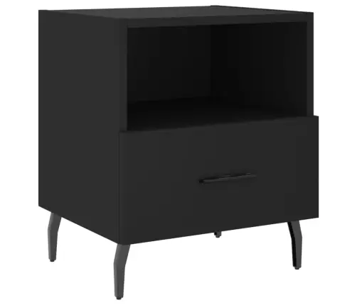Öökapid 2 Tk, Must, 40 X 35 X 47,5 cm Tehispuit