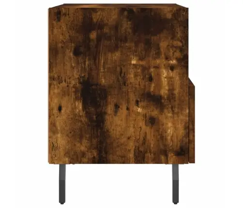 Öökapid 2 Tk, Suitsutatud Tamm, 40 X 35 X 47,5 cm Tehispuit