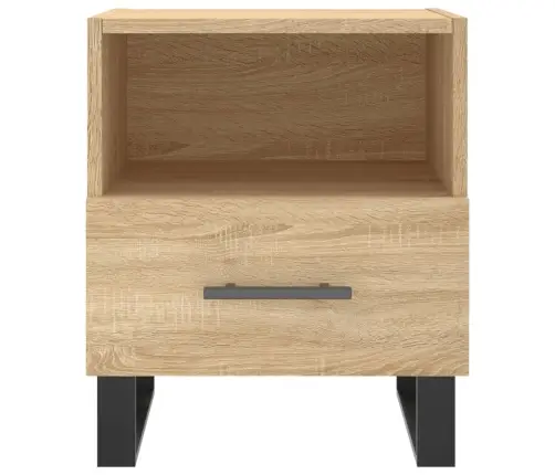 Naktsskapītis, Ozolkoka Krāsa, 40X35X47,5 Cm, Inženierijas Koks Vidaxl