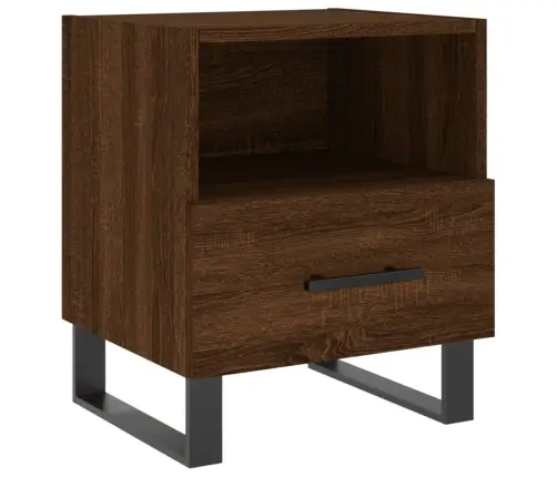 Öökapid 2 Tk, Pruun Tamm, 40 X 35 X 47,5 cm Tehispuit