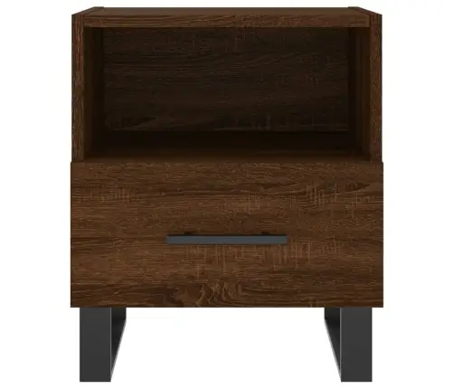 Öökapid 2 Tk, Pruun Tamm, 40 X 35 X 47,5 cm Tehispuit