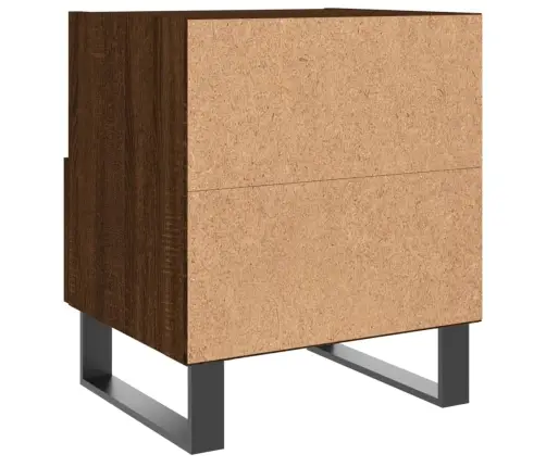 Öökapid 2 Tk, Pruun Tamm, 40 X 35 X 47,5 cm Tehispuit