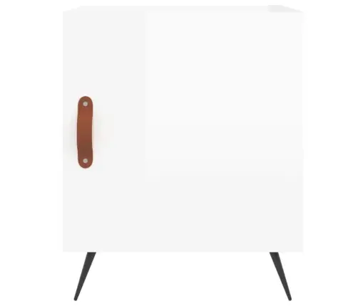 Naktsskapīši, 2 Gab., Balti, 40X40X50 Cm, Inženierijas Koks Vidaxl