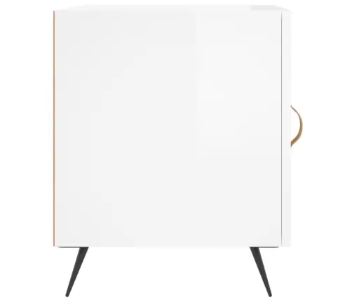 Naktsskapīši, 2 Gab., Balti, 40X40X50 Cm, Inženierijas Koks Vidaxl