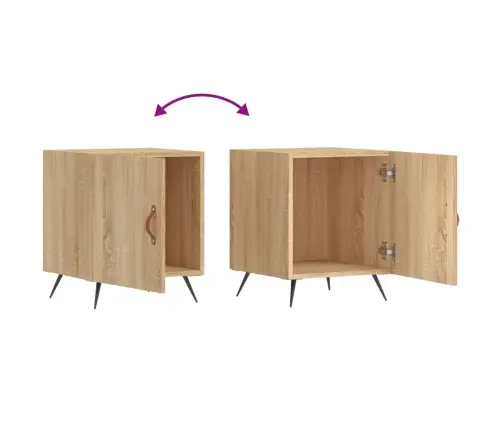 Öökapp, Sonoma Tamm, 40 X 40 X 50 cm Tehispuit