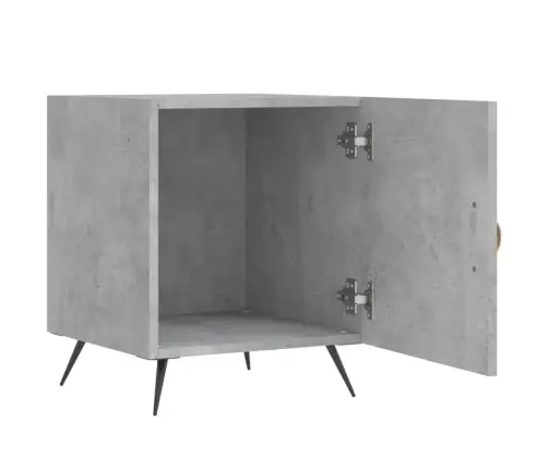 Naktsskapīši, 2 Gab., Pelēki, 40X40X50 Cm, Inženierijas Koks Vidaxl