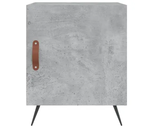 Naktsskapīši, 2 Gab., Pelēki, 40X40X50 Cm, Inženierijas Koks Vidaxl