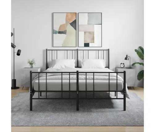 Naktsskapīši, 2 Gab., Pelēki, 40X40X50 Cm, Inženierijas Koks Vidaxl