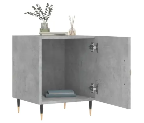 Naktsskapīši, 2 Gab., Pelēki, 40X40X50 Cm, Inženierijas Koks Vidaxl