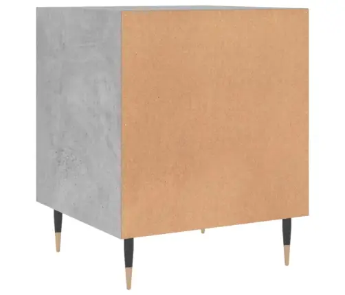 Naktsskapīši, 2 Gab., Pelēki, 40X40X50 Cm, Inženierijas Koks Vidaxl