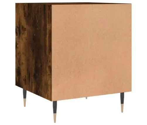 Öökapid 2 Tk, Suitsutatud Tamm, 40 X 40 X 50 cm Tehispuit