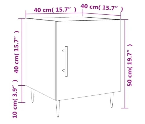Öökapp, Must, 40 X 40 X 50 cm Tehispuit