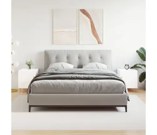 Naktsskapīši, 2 Gab., Balti, 40X40X50 Cm, Inženierijas Koks Vidaxl