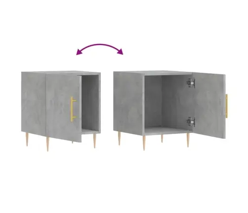 Öökapid 2 Tk, Betoonhall, 40 X 40 X 50 cm Tehispuit