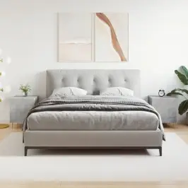 Öökapid 2 Tk, Betoonhall, 40 X 40 X 50 cm Tehispuit