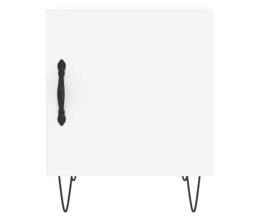 Naktsskapīši, 2 Gab., Balti, 40X40X50 Cm, Inženierijas Koks Vidaxl