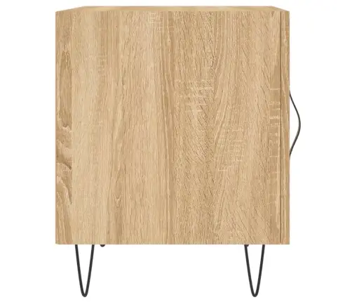 Naktsskapītis, Ozola Krāsa, 40X40X50 Cm, Inženierijas Koks Vidaxl