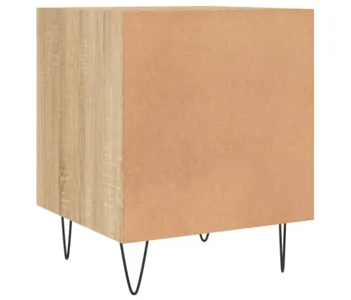 Naktsskapītis, Ozola Krāsa, 40X40X50 Cm, Inženierijas Koks Vidaxl