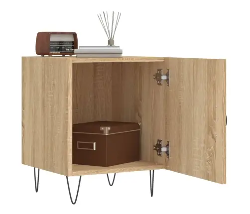 Naktsskapīši, 2 Gb., Koka Krāsa, 40X40X50 Cm, Inženierijas Koks Vidaxl