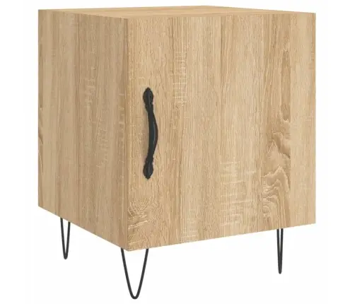 Naktsskapīši, 2 Gb., Koka Krāsa, 40X40X50 Cm, Inženierijas Koks Vidaxl