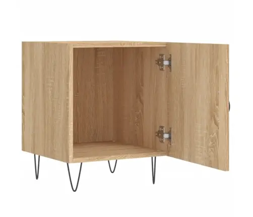 Naktsskapīši, 2 Gb., Koka Krāsa, 40X40X50 Cm, Inženierijas Koks Vidaxl