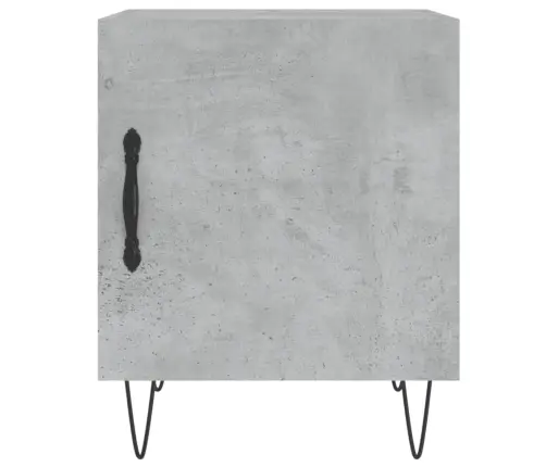 Naktsskapīši, 2 Gab., Pelēki, 40X40X50 Cm, Inženierijas Koks Vidaxl